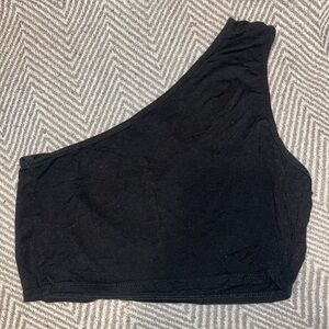 One Shoulder Crop Top